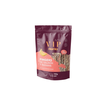 Tramp VIP Snack Fingers Losos &amp; Banana priboljški za pse, 150 g