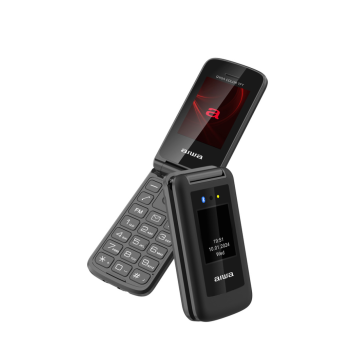 Aiwa preklopni mobilni telefon za starejše FP-30 4G, črn