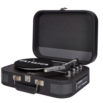 AIWA gramofon Vintage  VPX-1951TN, črn