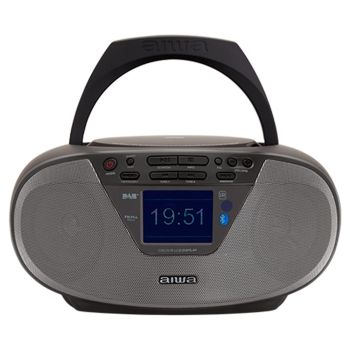 AIWA Prenosni CD/MP3/USB/Bluetooth radio - Boombox z DAB+/FM-RDS BBTU-500DAB/BK