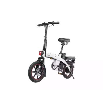 DYU A5 14-palčno popolnoma zložljivo električno kolo - belo