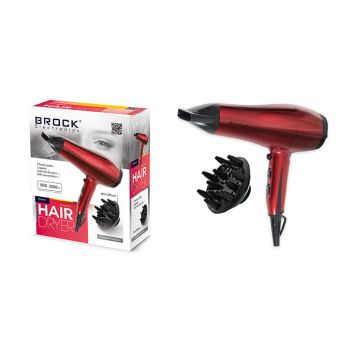 BROCK sušilec las z Ioniziatorjem in difuzorjem - HD 8302 RD