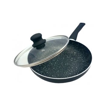 KINGHoff ponev 28 cm z marmornim premazom in s steklenim pokrovom - KH 3959