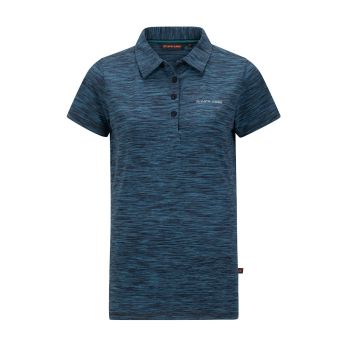Ladies Polo Shirt Carliste Navy Melange