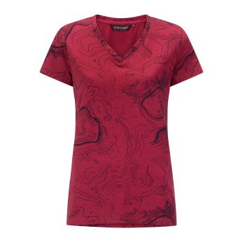Ladies T-shirt Chardy Dark Pink