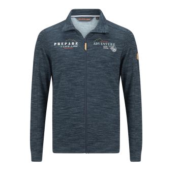 Men's Sweat Vest Hythe Navy Melange 