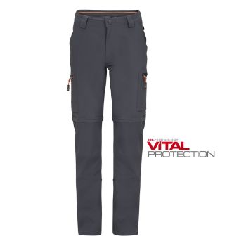 Men's Long Pants Mekong 2 Zip-off  HHL Dark Grey