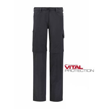 Ladies Long Pants Rumi Zip-off HHL Dark Grey