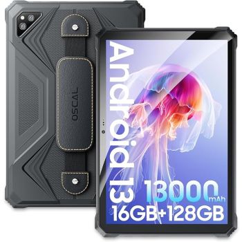 OSCAL Spider 8 10.1" robustni tablični računalnik 8GB+128GB, s priloženim pisalom, črn