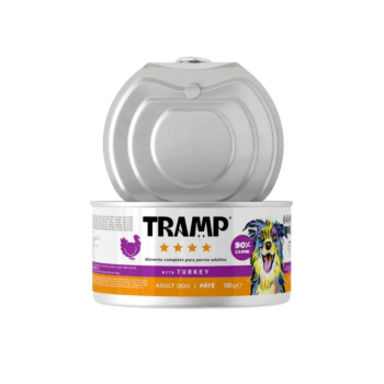 Tramp 4* Dog Pate With Turkey - Pašteta za odrasle pse s puranom, 16 x 185 g