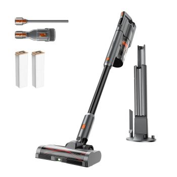 UWANT V500G brezžični pokončni sesalnik, samočistilni, siv