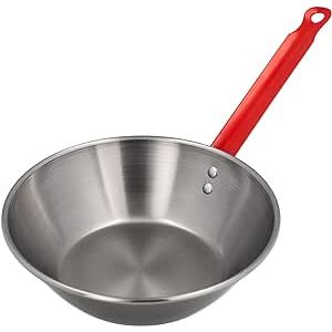 Garcima jeklena polirana ponev z ročajem 36cm, globina 10,5cm