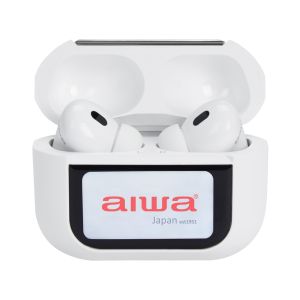 AIWA EBTW-350WT brezžične TWS slušalke z ANC, bele
