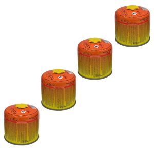 Plinske kartuše ElicoCamp 300 g z navojem 7/16 4/1 – set 4 plinskih kartuš