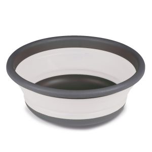 Collapsible Round Washing Bowl Large Grey