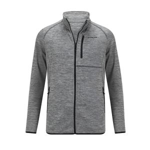 Men's Fleece Vest Helston Black Melange