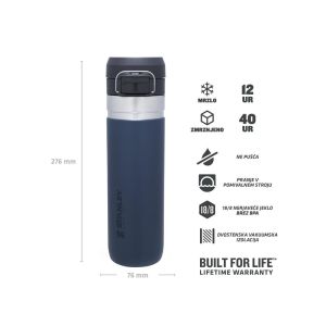 Stanley Go Quick FlipWater Bottle 0.7L - Abyss Blue