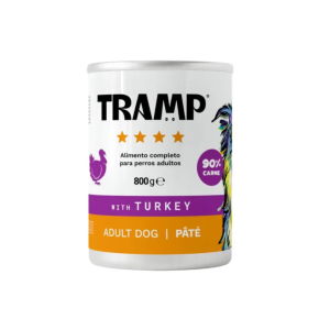 Tramp 4* Dog Pate With Turkey - Pašteta za odrasle pse s puranom, 6 x 800 g