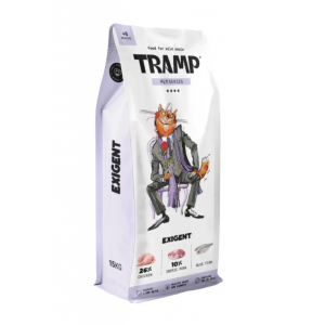 Tramp Fly Exigent - Premium suha hrana za izbirčne mačke z visokimi prehranskimi zahtevami, 15 kg